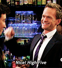 barney stinson high five