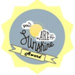 sunshine blogger award badge